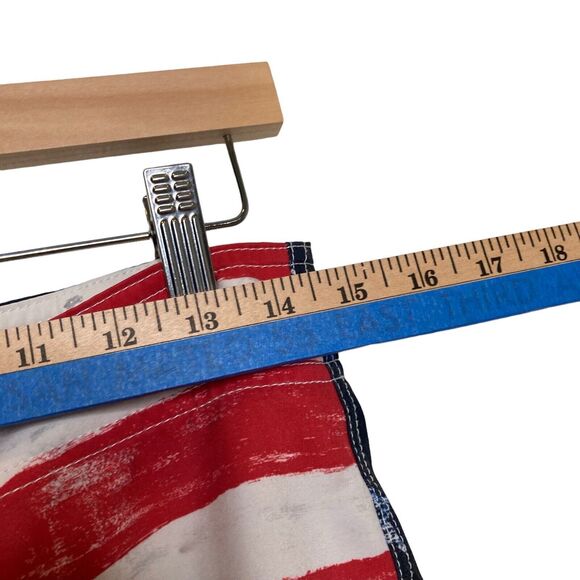 American Eagle Outfitters Men's Size S Board Shorts Swim Trunks 4TH of July Flag - Picture 6 of 12